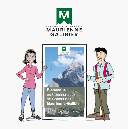 Mascotte Communauté de communes Maurienne Galibier